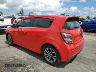 2017 Chevrolet Sonic LT with VIN 1G1JD6SB5H4142044, listed as a Copart auction lot 61571555 with 116,008 mi miles and Salvage title. Bid and sale history available at DreamBid. Image 2.