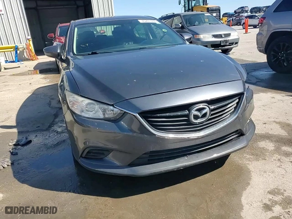 2014 Mazda Mazda6 i Sport with VIN JM1GJ1U67E1140340, listed as a Copart auction lot 45281935 with 0 mi miles and Salvage Title. Bid and sale history available at carsss.com. Image 14.