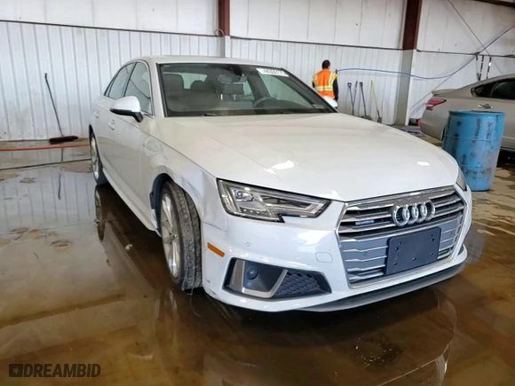2019 Audi A4 Premium Plus with VIN WAUENAF48KA055202, listed as a Copart auction lot 44355175 with 38,548 mi miles and Salvage Title. Bid and sale history available at carsss.com. Image 13.