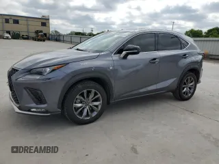 2021 Lexus NX 300 F Sport with VIN JTJSARBZ7M2194877, listed as a Copart auction lot 53098085 with 47,264 mi miles and Clean title. Bid and sale history available at DreamBid. Image 1.