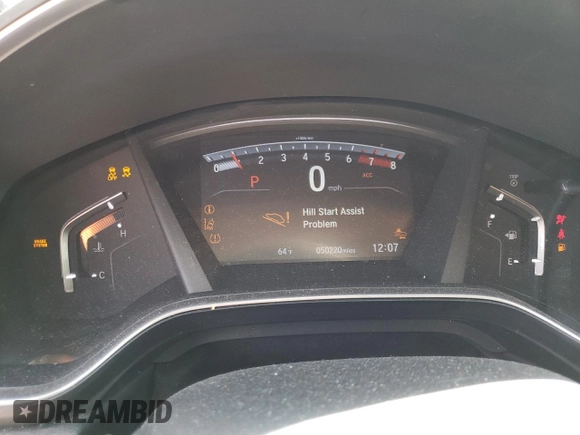 2019 Honda CR-V EX with VIN JHLRW2H55KX021375, listed as a Copart auction lot 46838403 with 50,220 mi miles and . Bid and sale history available at DreamBid. Image 9.
