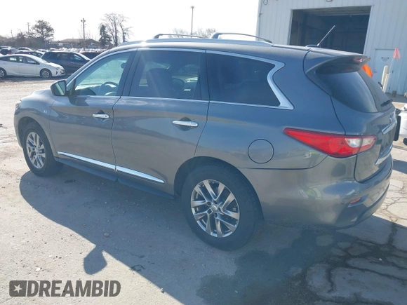 2015 Infiniti QX60 with VIN 5N1AL0MM4FC536249, listed as a IAAI auction lot 41964281 with 148,851 mi miles and . Bid and sale history available at DreamBid. Image 3.