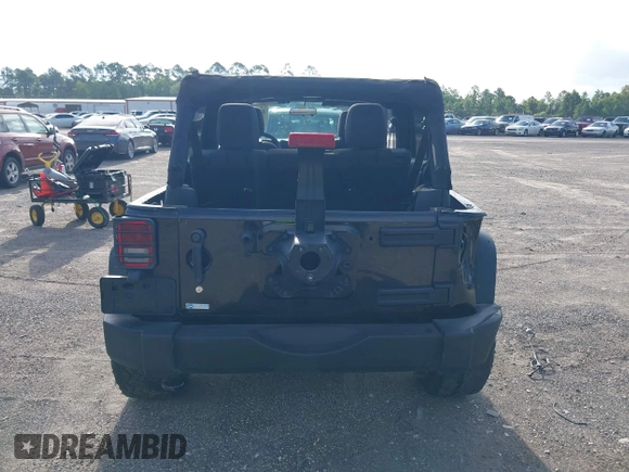 2016 Jeep Wrangler Unlimited Sport with VIN 1C4BJWDG6GL328550, listed as a IAAI auction lot 42741356 with 32,120 mi miles and . Bid and sale history available at DreamBid. Image 16.