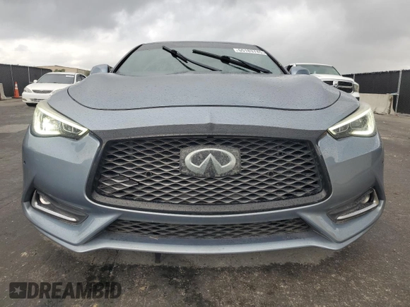 2017 Infiniti Q60 2.0t with VIN JN1CV7EL9HM320239, listed as a Copart auction lot 55183745 with 110,525 mi miles and Clean Title. Bid and sale history available at DreamBid. Image 5.