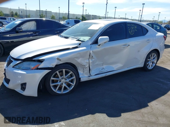 2012 Lexus IS 250 with VIN JTHBF5C25C5183046, listed as a IAAI auction lot 41587414 with 50,952 mi miles and . Bid and sale history available at DreamBid. Image 6.