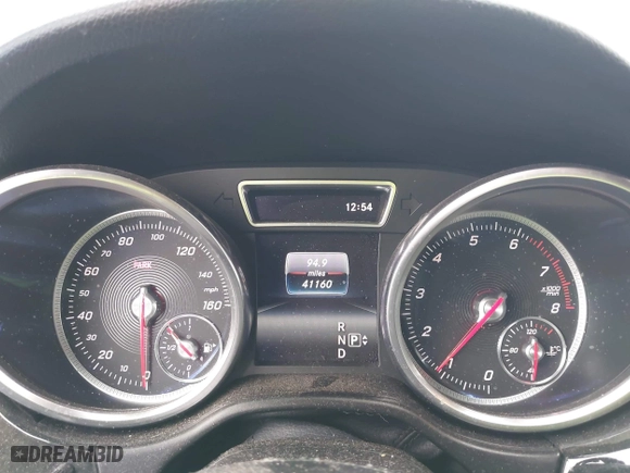 2016 Mercedes-Benz GLE with VIN 4JGDA5JB6GA773437, listed as a IAAI auction lot 41972901 with 41,160 mi miles. Bid and sale history available at carsss.com. Image 7.