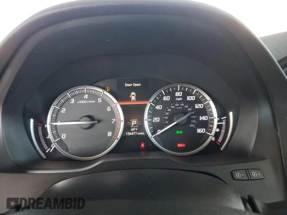 2014 Acura MDX with VIN 5FRYD3H25EB015468, listed as a Copart auction lot 53135115 with 136,477 mi miles and Salvage Title. Bid and sale history available at DreamBid. Image 9.