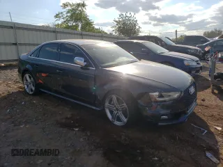 2013 Audi S4 Premium Plus with VIN WAUBGAFL2DA221334, listed as a Copart auction lot 74572834 with 117,713 mi miles and Salvage Title. Bid and sale history available at carsss.com. Image 4.