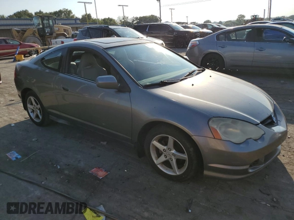 2002 Acura RSX Auto with VIN JH4DC54832C029739, listed as a Copart auction lot 69326204 with 0 mi miles and Salvage Title. Bid and sale history available at carsss.com. Image 4.