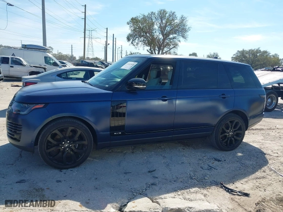 2021 Land Rover Range Rover with VIN SALGS5SE9MA440788, listed as a IAAI auction lot 41441609 with 15,850 mi miles. Bid and sale history available at carsss.com. Image 14.