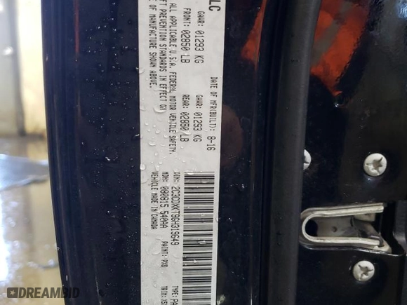 2016 Dodge Charger Police with VIN 2C3CDXKT9GH319649, listed as a Copart auction lot 46051485 with 115,256 mi miles and Salvage Title. Bid and sale history available at carsss.com. Image 12.