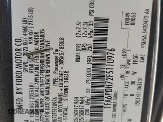 2015 Ford Fusion SE with VIN 1FA6P0H72F5110976, listed as a Copart auction lot 47049145 with 112,661 mi miles and Clean Title. Bid and sale history available at carsss.com. Image 13.
