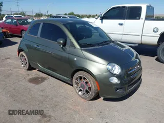 2012 FIAT 500 Sport z VIN 3C3CFFBR4CT115755, wystawiony jako IAAI lot #42556951 z przebiegiem 74 198 mil mil oraz . Historia ofert i sprzedaży dostępna na DreamBid. Obrazek 1.
