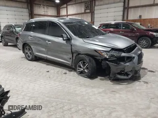 2017 Infiniti QX60 with VIN 5N1DL0MM1HC528514, listed as a IAAI auction lot 41986931 with 90,033 mi miles and . Bid and sale history available at DreamBid. Image 1.
