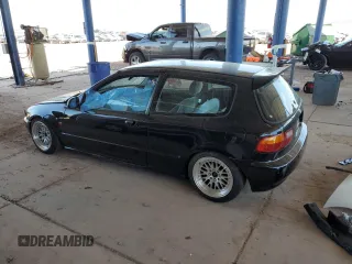 1992 Honda Civic z VIN 2HGEH2347NH520077, wystawiony jako Copart lot #58972595 z przebiegiem 62 968 mil mil oraz Szkoda całkowita • Salvage title. Historia ofert i sprzedaży dostępna na DreamBid. Obrazek 2.