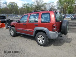 2007 Jeep Liberty Sport with VIN 1J8GL48K37W662433, listed as a Copart auction lot 52974075 with 203,744 mi miles and Salvage Title. Bid and sale history available at carsss.com. Image 2.