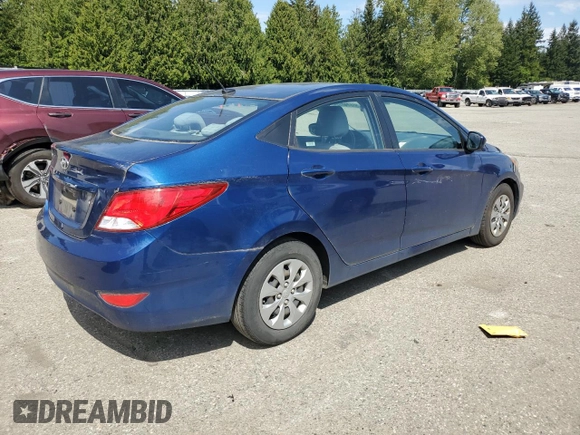 2017 Hyundai Accent SE with VIN KMHCT4AE2HU300984, listed as a Copart auction lot 55674235 with 103,890 mi miles and Non Repairable. Bid and sale history available at carsss.com. Image 3.