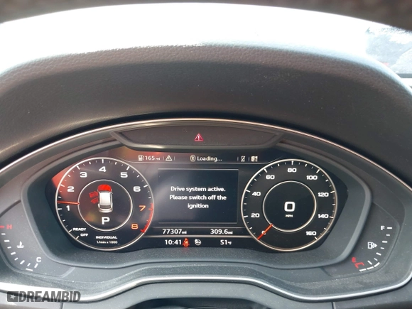 2018 Audi Q5 Prestige with VIN WA1CNBFY8J2216752, listed as a IAAI auction lot 41753137 with 77,307 mi miles. Bid and sale history available at carsss.com. Image 7.