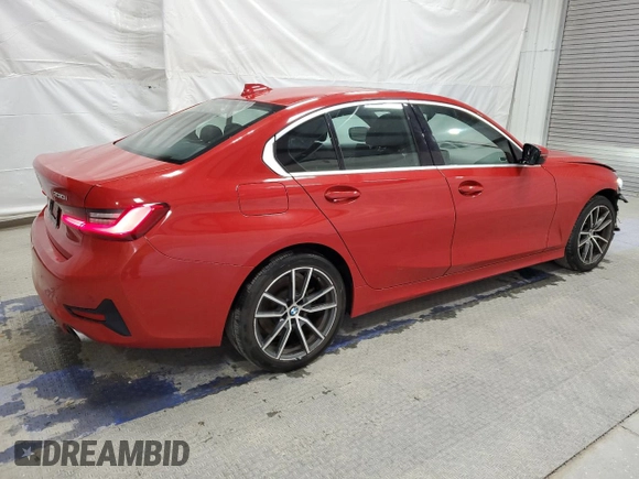 2020 BMW 3 Series 330i xDrive with VIN 3MW5R7J07L8B23952, listed as a Copart auction lot 50653855 with 111,727 mi miles and Clean Title. Bid and sale history available at carsss.com. Image 3.