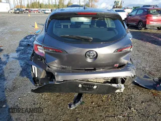 2022 Toyota Corolla Hatchback SE with VIN JTNB4MBE4N3170506, listed as a Copart auction lot 80915514 with 19,792 mi miles and Salvage Title. Bid and sale history available at carsss.com. Image 6.