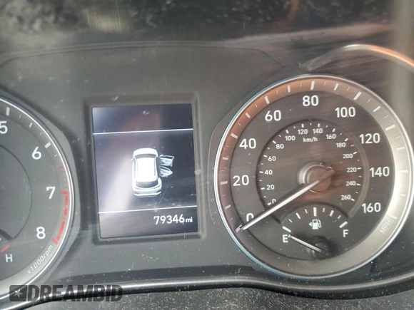 2021 Hyundai Kona SE with VIN KM8K1CAA1MU638153, listed as a Copart auction lot 51253075 with 79,346 mi miles and Salvage Title. Bid and sale history available at carsss.com. Image 9.