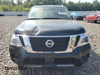2020 Nissan Armada Platinum with VIN JN8AY2NF9L9360703, listed as a Copart auction lot 70011374 with 46,186 mi miles and Salvage Title. Bid and sale history available at carsss.com. Image 5.