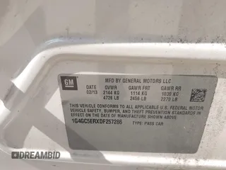 2013 Buick LaCrosse Leather с VIN 1G4GC5ERXDF257286, выставлен на аукционе IAAI как лот 41682197 с пробегом 196 015 миль миль и . История ставок и продаж доступна на DreamBid. Изображение 9.