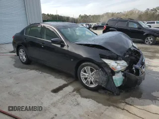 2015 Infiniti Q40 with VIN JN1CV6AR7FM524877, listed as a Copart auction lot 49134435 with 65,059 mi miles and Salvage Title. Bid and sale history available at DreamBid. Image 4.