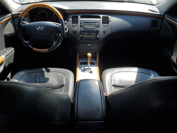 2007 Hyundai Azera SE with VIN KMHFC46F77A241607, listed as a Copart auction lot 59318345 with 198,664 mi miles and Salvage title. Bid and sale history available at DreamBid. Image 8.
