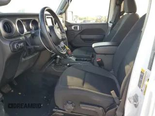 2022 Jeep Wrangler Unlimited Sport with VIN 1C4HJXDNXNW132525, listed as a Copart auction lot 72717044 with 23,215 mi miles and Salvage Title. Bid and sale history available at DreamBid. Image 7.