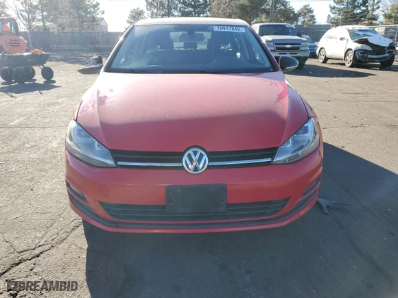 2016 Volkswagen Golf TSI SE with VIN 3VW217AU7GM013686, listed as a Copart auction lot 70917842 with 96,155 mi miles. Bid and sale history available at carsss.com. Image 5.