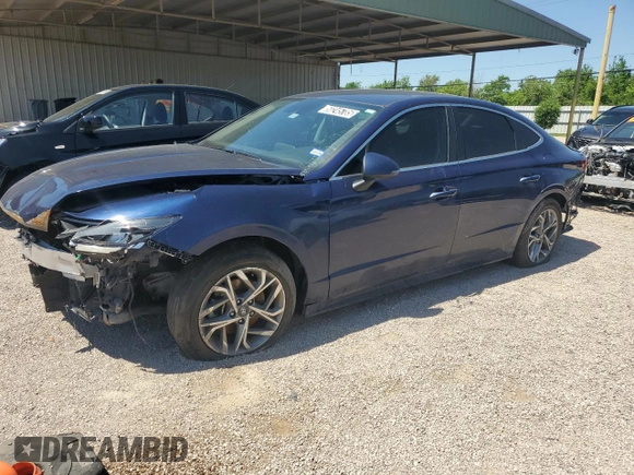 2020 Hyundai Sonata SEL z VIN 5NPEF4JAXLH052763, wystawiony jako Copart lot #50245785 z przebiegiem 76 505 mil mil oraz Tytuł czysty. Historia ofert i sprzedaży dostępna na DreamBid. Obrazek 1.