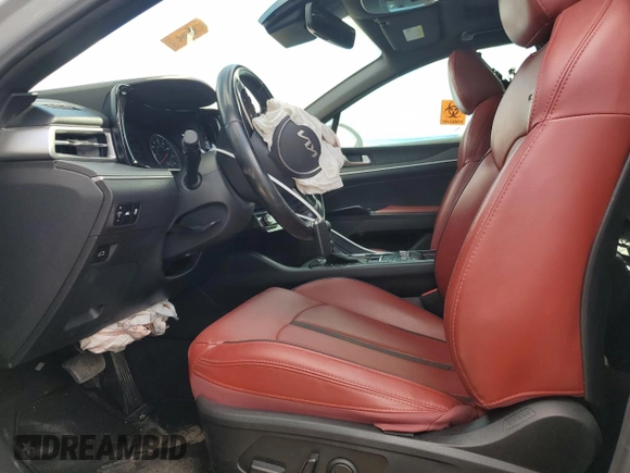 2022 Kia K5 GT-Line z VIN 5XXG64J25NG133346, wystawiony jako Copart lot #50503875 z przebiegiem 50 095 mil mil oraz Szkoda całkowita • Salvage title. Historia ofert i sprzedaży dostępna na DreamBid. Obrazek 7.
