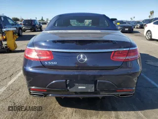 2017 Mercedes-Benz S 550 with VIN WDDXK8CB6HA024397, listed as a Copart auction lot 87514885 with 15,311 mi miles and Salvage Title. Bid and sale history available at DreamBid. Image 6.