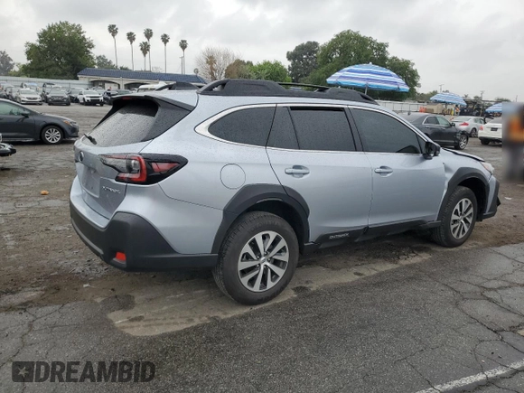2025 Subaru Outback with VIN 4S4BTAAC7S3153700, listed as a Copart auction lot 48008195 with 4,066 mi miles and Salvage Title. Bid and sale history available at carsss.com. Image 3.