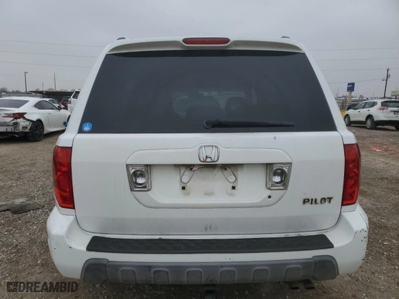 2004 Honda Pilot EX with VIN 2HKYF18634H539236, listed as a Copart auction lot 42769815 with 0 mi miles and Salvage Title. Bid and sale history available at carsss.com. Image 6.