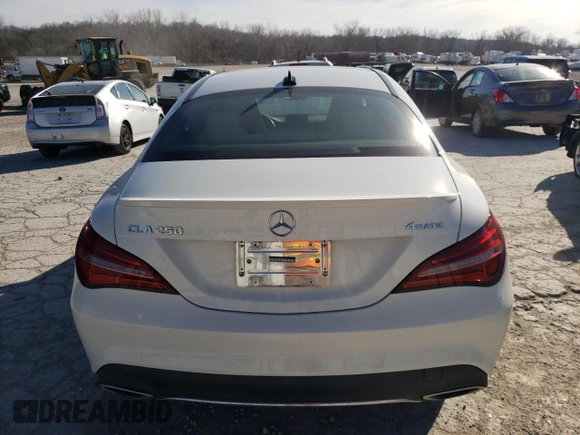 2017 Mercedes-Benz CLA 250 with VIN WDDSJ4GB2HN497092, listed as a Copart auction lot 41401744 with 84,083 mi miles and . Bid and sale history available at DreamBid. Image 6.