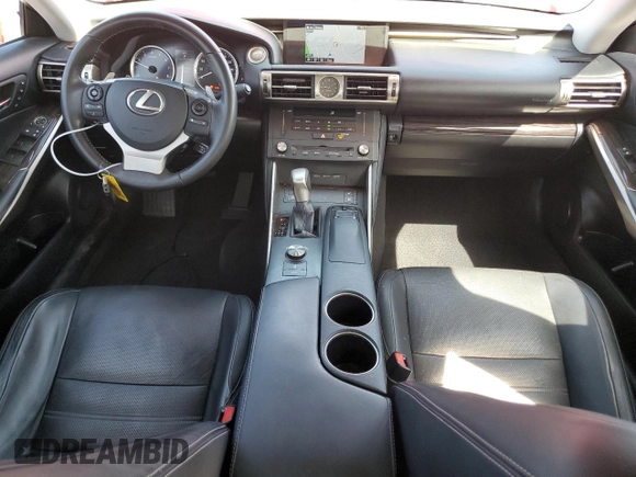 2015 Lexus IS 250 with VIN JTHCF1D2XF5017427, listed as a Copart auction lot 49825695 with 115,850 mi miles and Salvage Title. Bid and sale history available at DreamBid. Image 8.