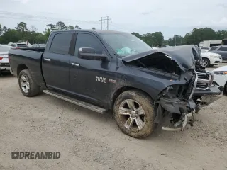 2014 Ram 1500 Big Horn z VIN 1C6RR7TT5ES265995, wystawiony jako Copart lot #55074165 z przebiegiem Nie podano mil oraz Szkoda całkowita • Salvage title. Historia ofert i sprzedaży dostępna na DreamBid. Obrazek 4.