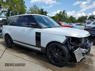 2018 Land Rover Range Rover HSE with VIN SALGS2RK0JA512337, listed as a Copart auction lot 65548704 with 64,384 mi miles and Salvage title. Bid and sale history available at DreamBid. Image 4.