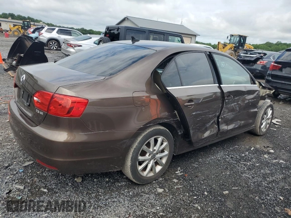 2013 Volkswagen Jetta SE with VIN 3VWDP7AJ8DM431330, listed as a Copart auction lot 56738795 with 114,151 mi miles and Salvage title. Bid and sale history available at DreamBid. Image 3.