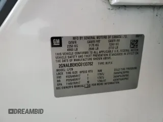 2012 Chevrolet Equinox LS with VIN 2GNALBEK5C6133762, listed as a Copart auction lot 55290615 with 109,590 mi miles and Clean Title. Bid and sale history available at DreamBid. Image 13.