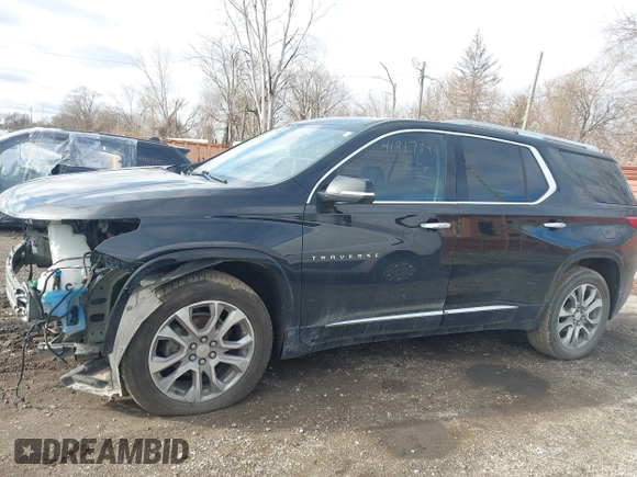 2018 Chevrolet Traverse Premier with VIN 1GNERKKW1JJ254019, listed as a IAAI auction lot 41917895 with 153,258 mi miles. Bid and sale history available at carsss.com. Image 14.