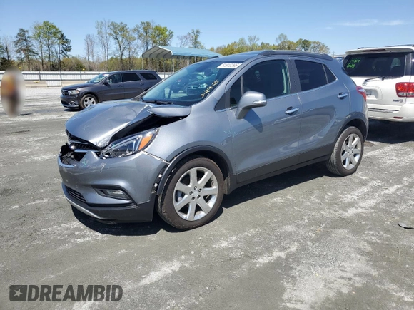 2019 Buick Encore Essence with VIN KL4CJCSM7KB892616, listed as a Copart auction lot 51316295 with 28,482 mi miles and Salvage Title. Bid and sale history available at carsss.com. Image 1.