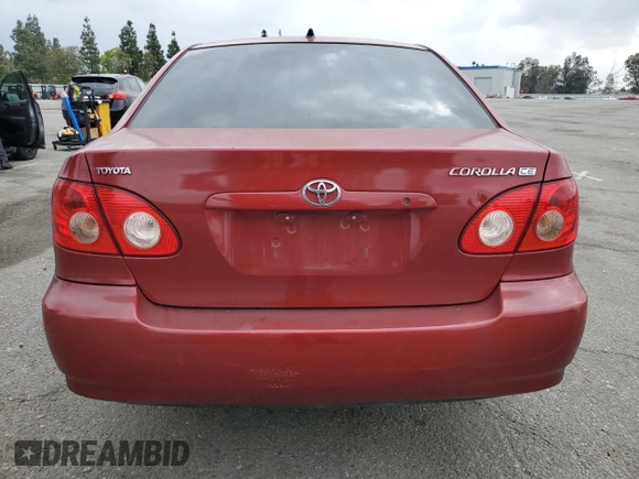 2005 Toyota Corolla CE with VIN 1NXBR32E15Z459056, listed as a Copart auction lot 54561445 with 143,981 mi miles and Salvage Title. Bid and sale history available at DreamBid. Image 6.