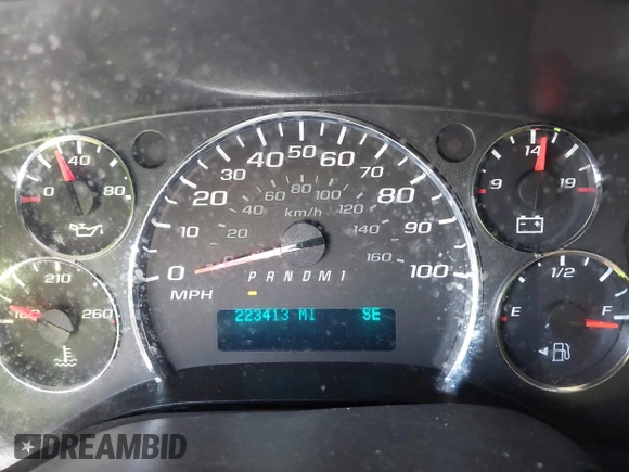2013 Chevrolet Express Cargo Van with VIN 1GCWGFCA0D1156858, listed as a IAAI auction lot 42095785 with 223,413 mi miles. Bid and sale history available at carsss.com. Image 7.