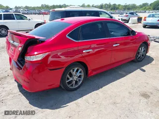 2015 Nissan Sentra S with VIN 3N1AB7AP0FY293287, listed as a IAAI auction lot 42022416 with 122,695 mi miles. Bid and sale history available at carsss.com. Image 4.