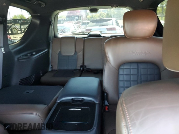 2019 Nissan Armada Platinum with VIN JN8AY2NE1K9756596, listed as a Copart auction lot 52228374 with Not Provided miles and Salvage Title. Bid and sale history available at carsss.com. Image 10.