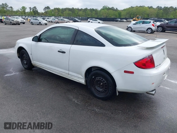 2007 Pontiac G5 with VIN 1G2AL15F677361530, listed as a IAAI auction lot 41919202 with 151,296 mi miles. Bid and sale history available at carsss.com. Image 3.