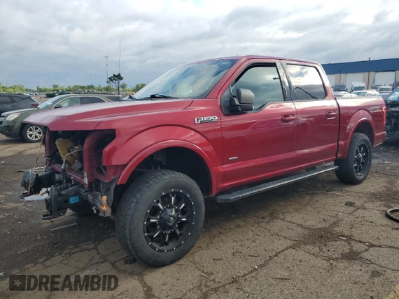 2017 Ford F-150 XL with VIN 1FTEW1EP1HFA32660, listed as a Copart auction lot 61466995 with 213,950 mi miles and Salvage title. Bid and sale history available at DreamBid. Image 1.